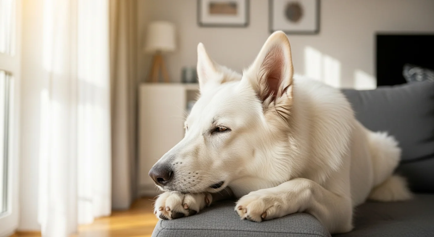 Berger Blanc Suisse - Vie en appartement